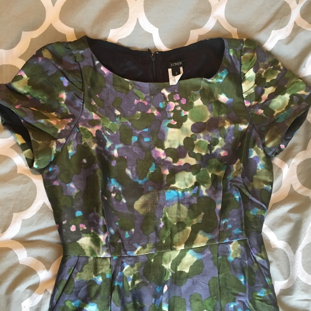 JCrew wool/silk dress sz 2
